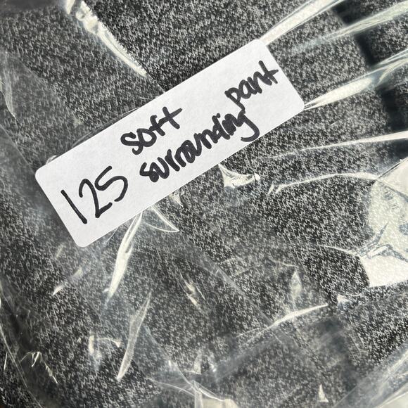 Soft Surroundings Lounge Sweat Pants Cuffed Gray Elastic Waist Size Medium - Picture 9 of 9